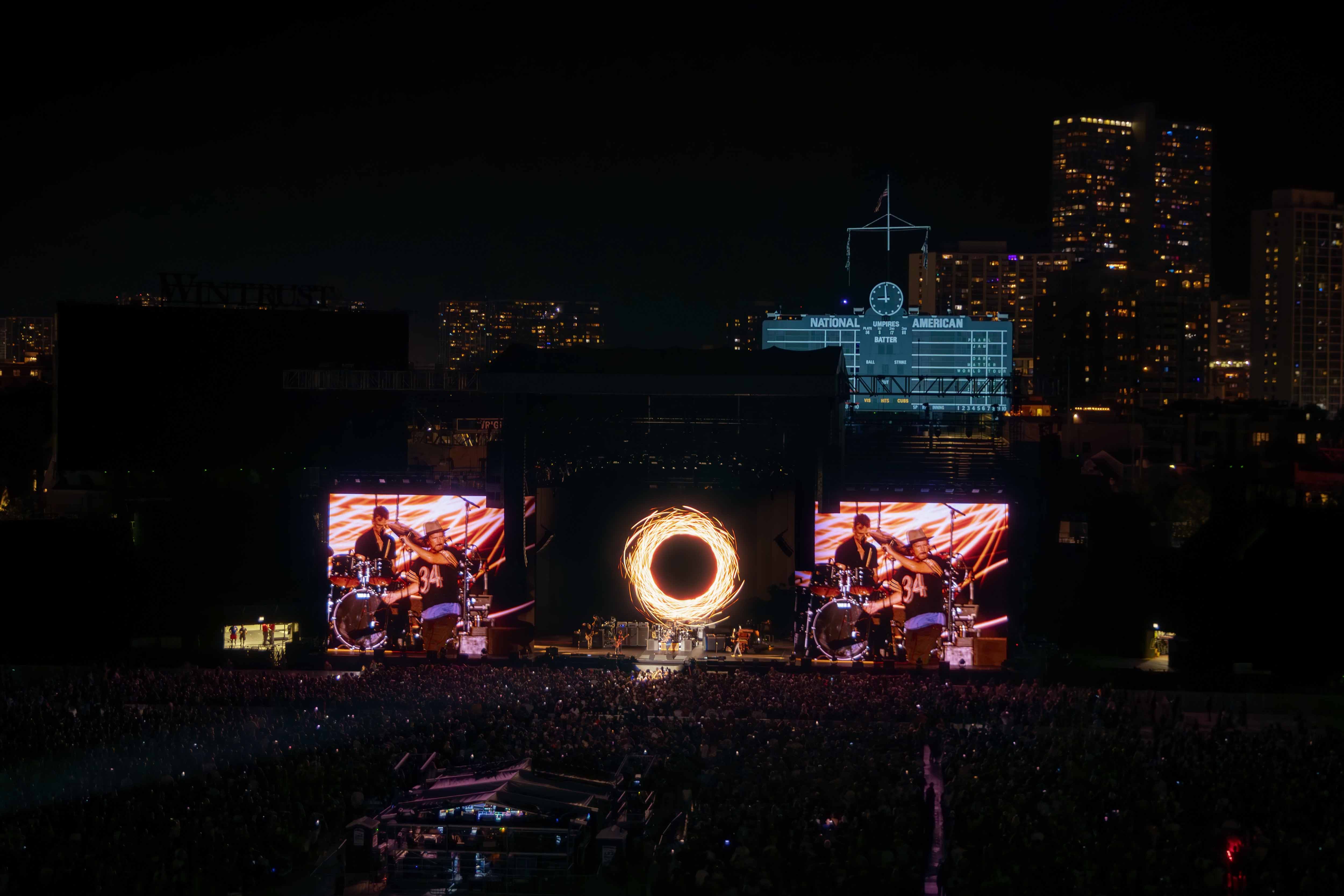 Pearl Jam Dark Matter Tour at Chicago Wrigley - Crown of Light Wide